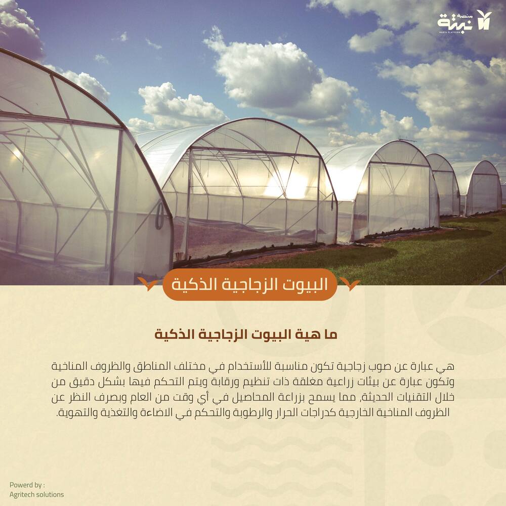 article البيوت الزجاجية الذكية cover