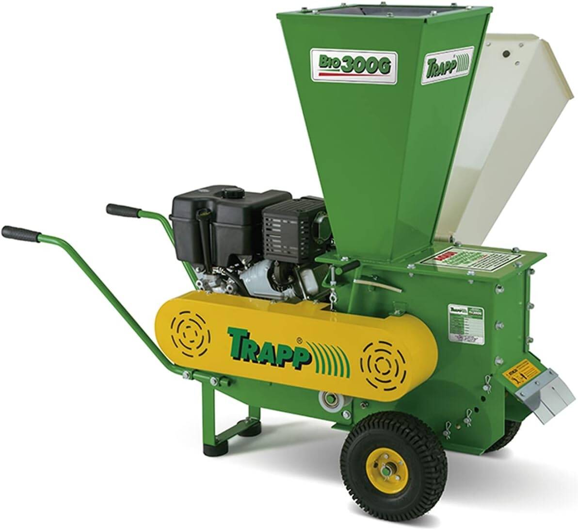Trapp Bio-300G Organic Residue Shredder with 15HP Lifan Engine for Waste, Leaves, Bushes, Fruit Peels, Kitchen Waste & Compost Production (Made in Brazil)