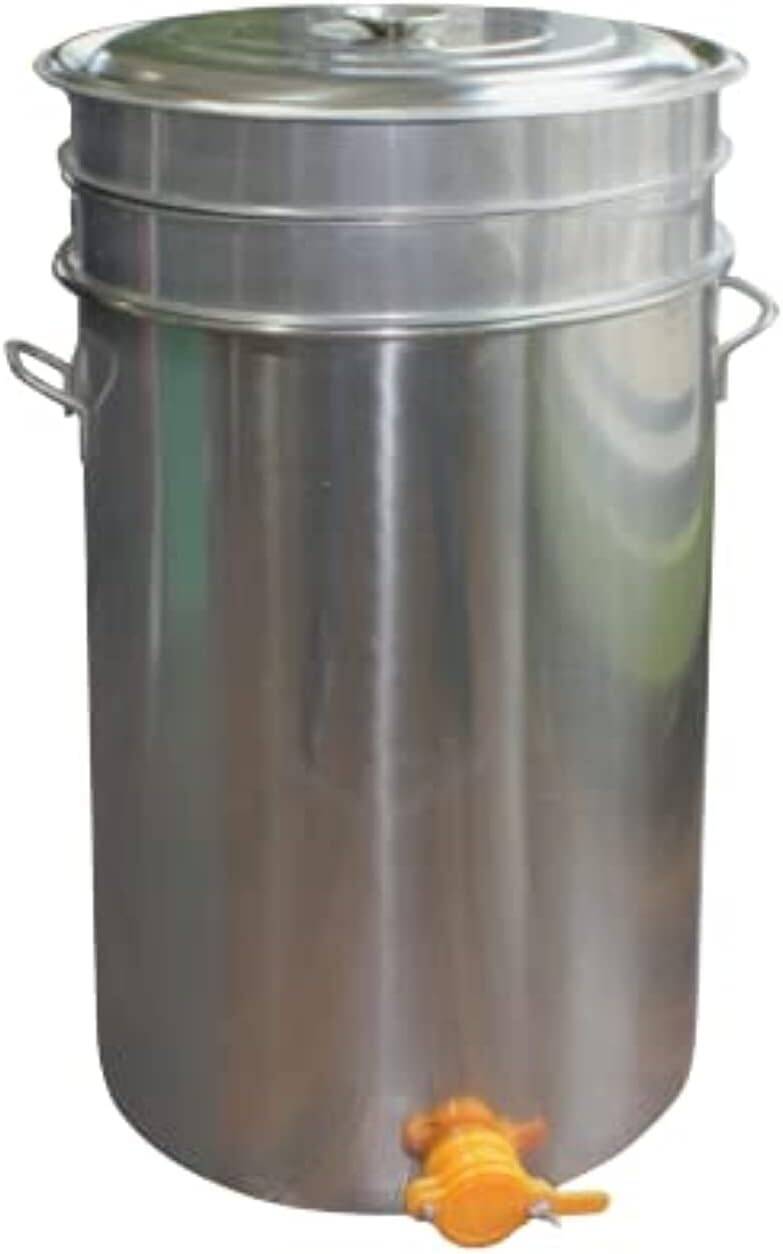 Beehive Flow-Honey 50L Tank/Steel Bucket With Gate Valve And 4 Strainer Image