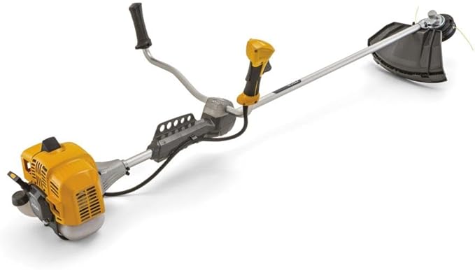 Stiga BC-555 B 51.7cc 2-Stroke Petrol Brush Cutter with Straight Shaft, Reinforced Support & Bike-Style Handlebars – 45 cm Cutting Width (Made in Italy)