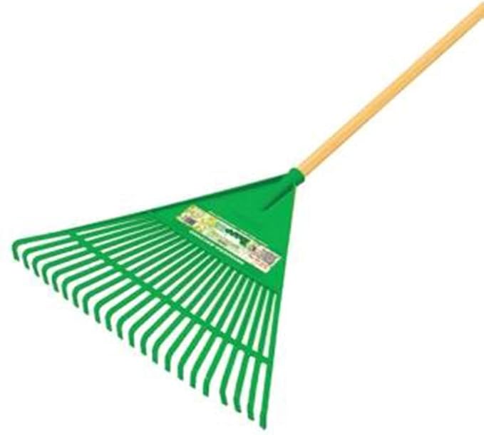 Trapp Leaf Rake – Blue/Green with Bamboo Handle (Made in Brazil)