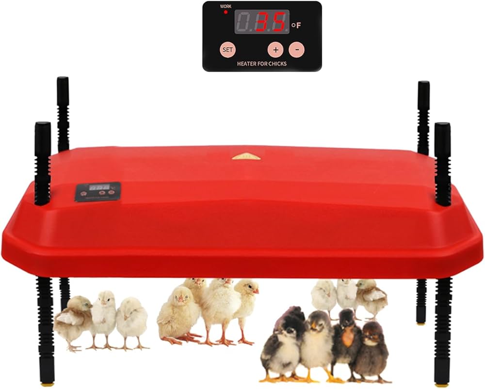 River Poultry Brooder Plate Heater – Red – Made in Italy