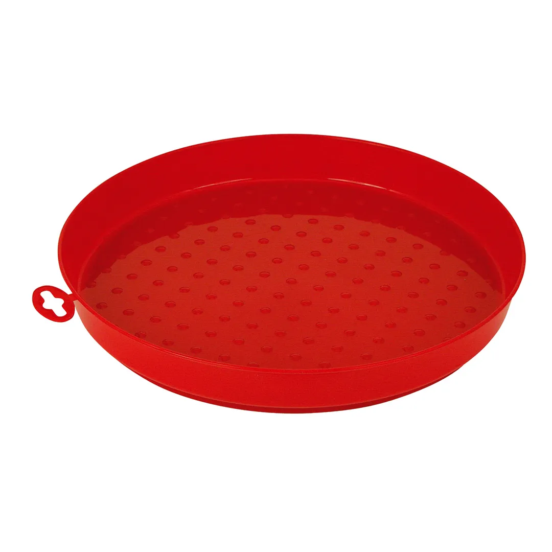 NOVITAL Poultry Feeder Plate – Green (Made in Italy)