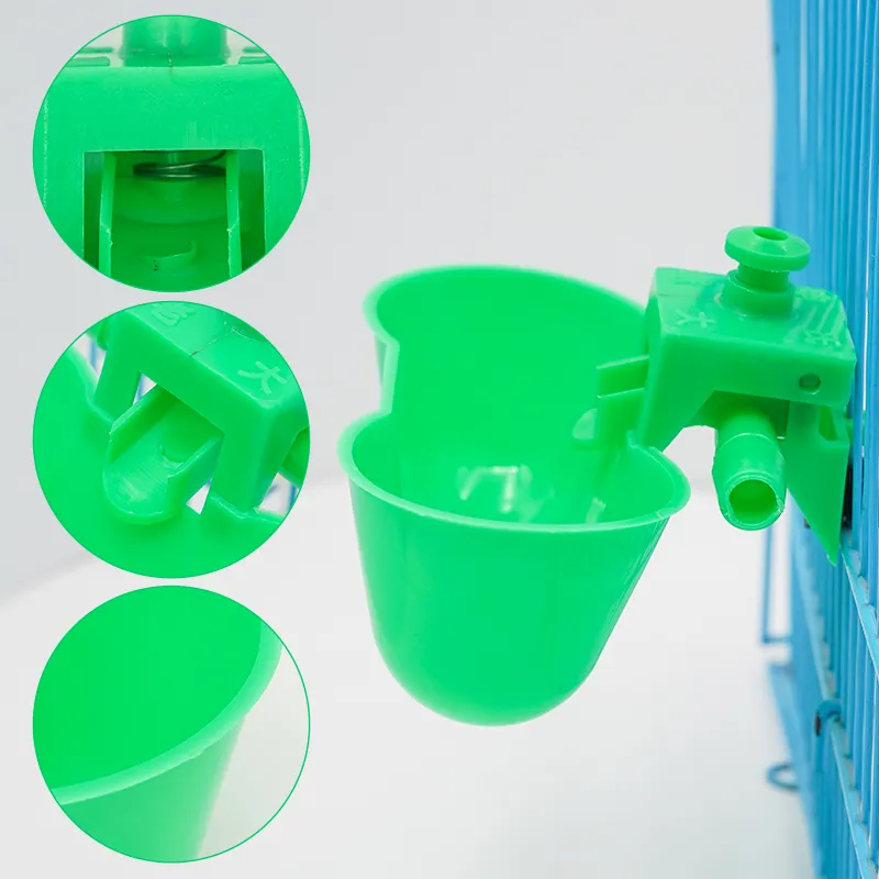 NOVITAL Poultry Drinker Set – Green (Made in Italy)