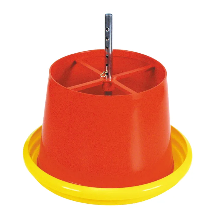 NOVITAL 2-in-1 Poultry Drinker & Feeder – Yellow, Made in Italy