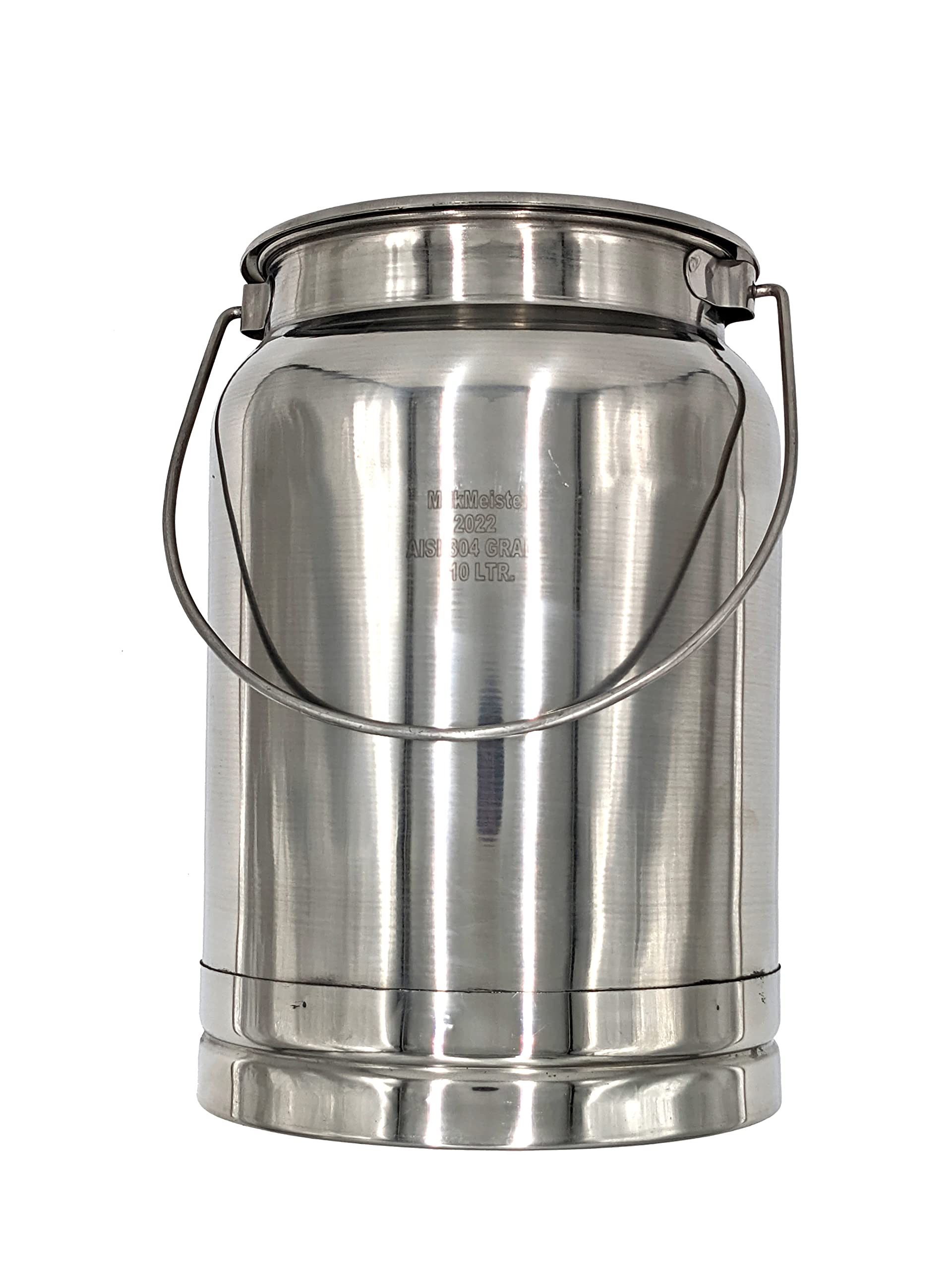 NOVITAL Stainless Steel Milk Filter Can 10L Italy