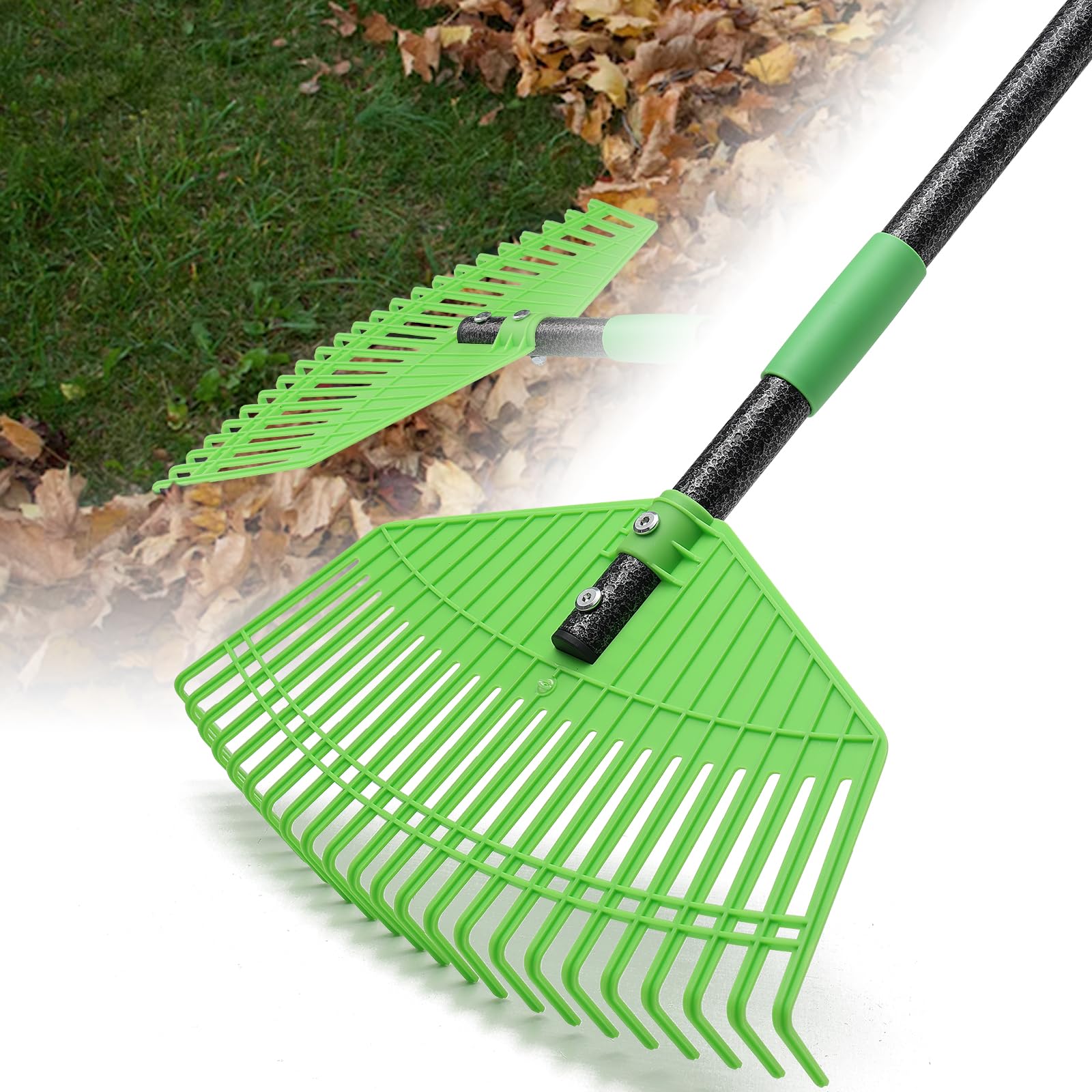 Gaunsa Green Garden Plastic Rake