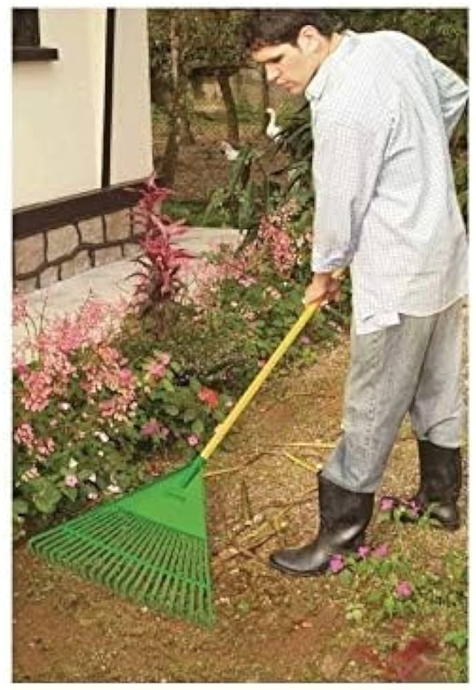 Trapp Steel Garden Rake – Green