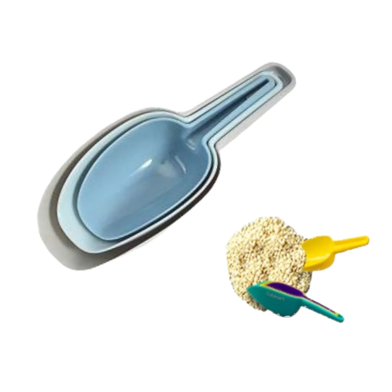 NOVITAL Plastic Grain and Seed Scoop (Made in Italy)