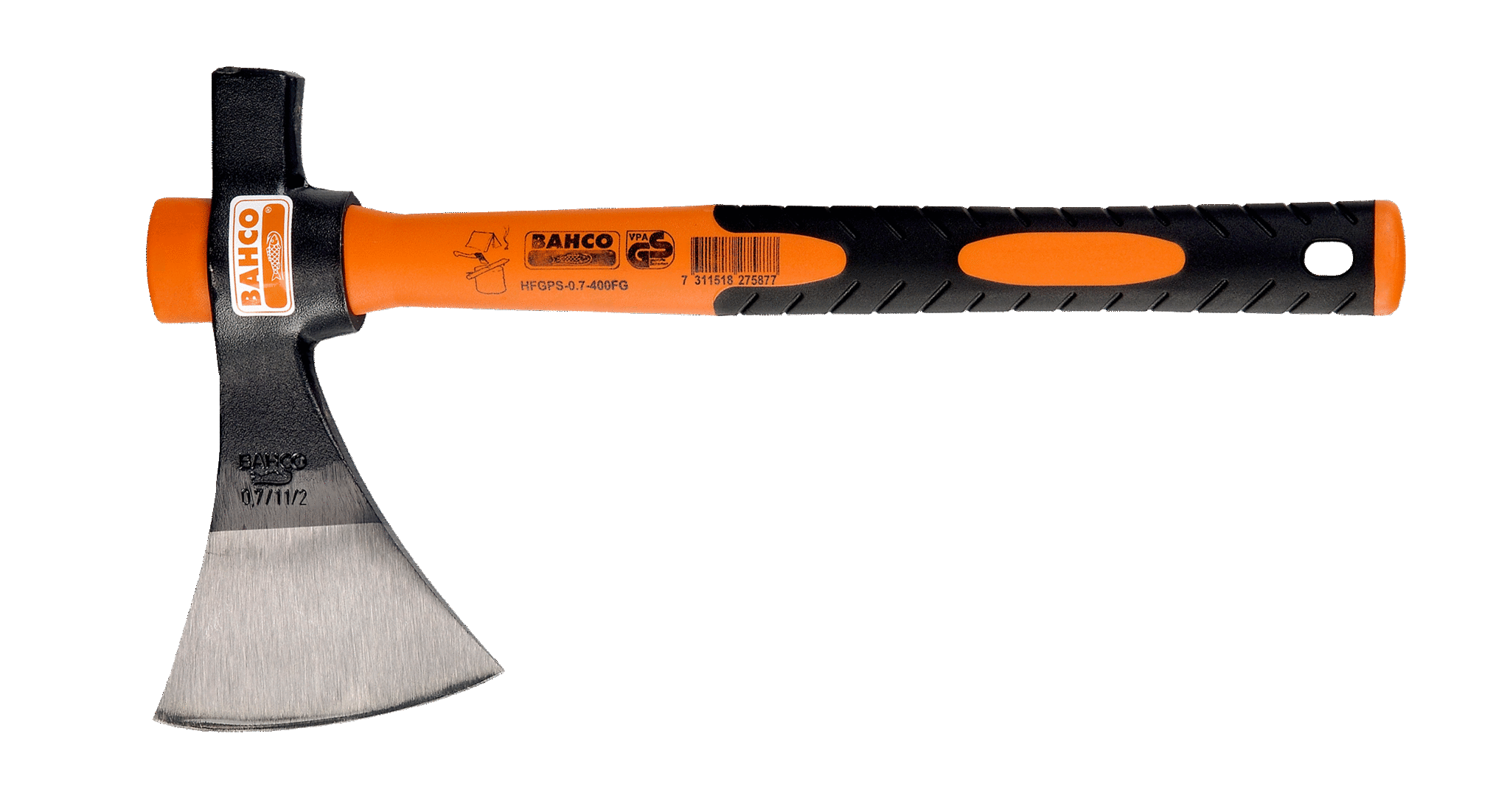 Camping Axe with Fibreglass Handle and French Pattern Blade – 380 mm, 1.07 kg