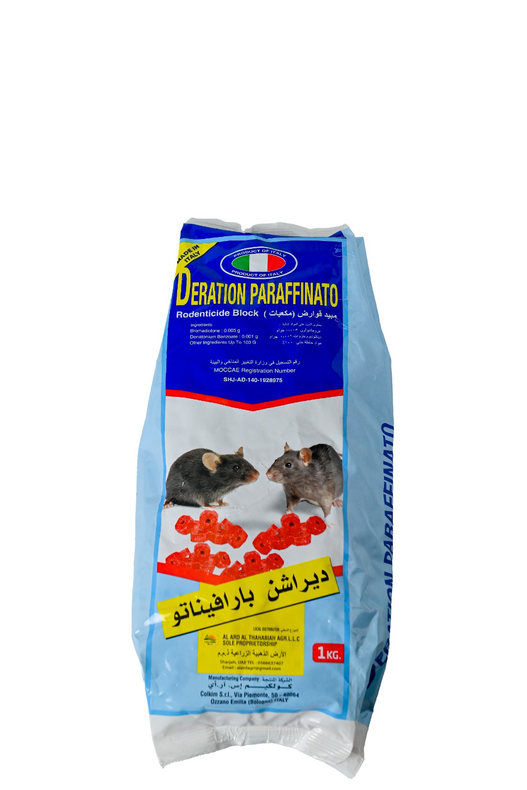 Deration Paraffinato Rat Block