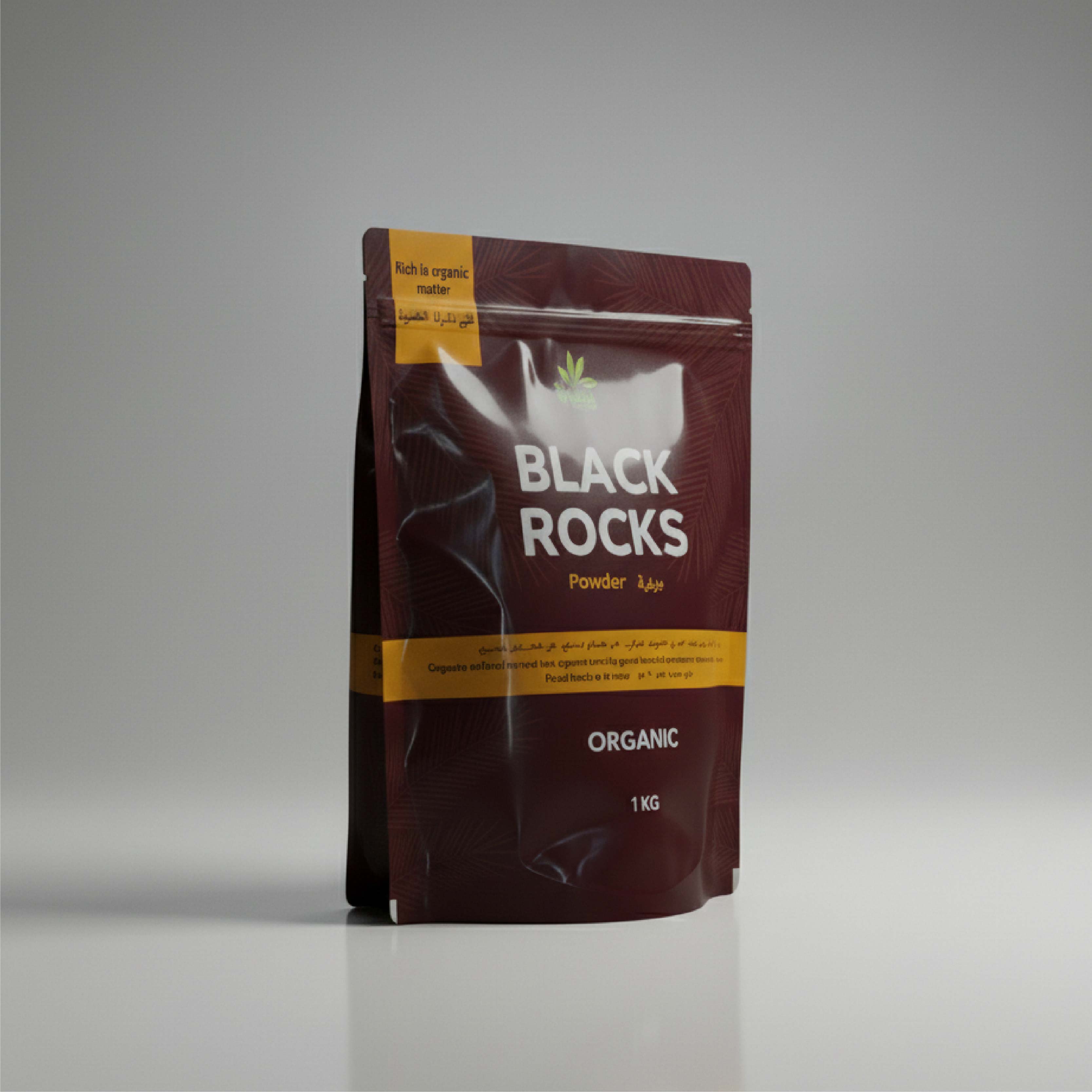 Black Rocks Powder 1kg | Organic Soil Improver & Natural Fertilizer