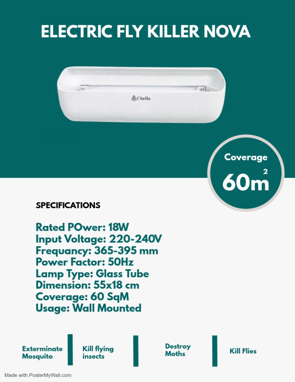 EFK NOVA – Electric Fly Killer