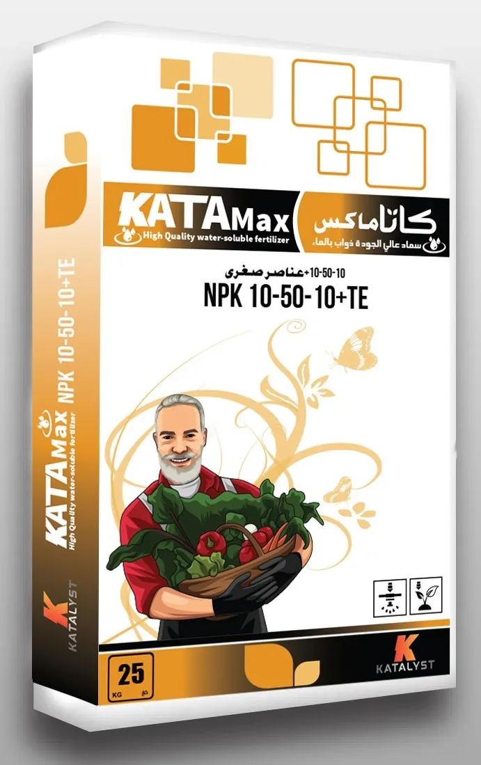 كاتاماكس سماد قابل للذوبان في الماء NPK 10-50-10 + عناصر صغرى