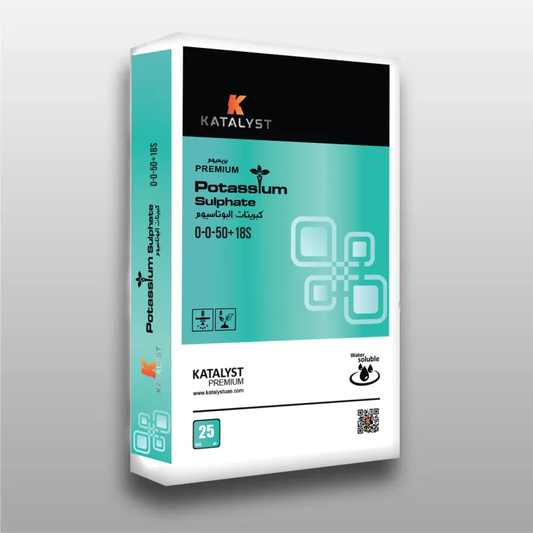 كبريتات البوتاسيوم بريميوم (50% بوتاسيوم + 18% كبريت)
