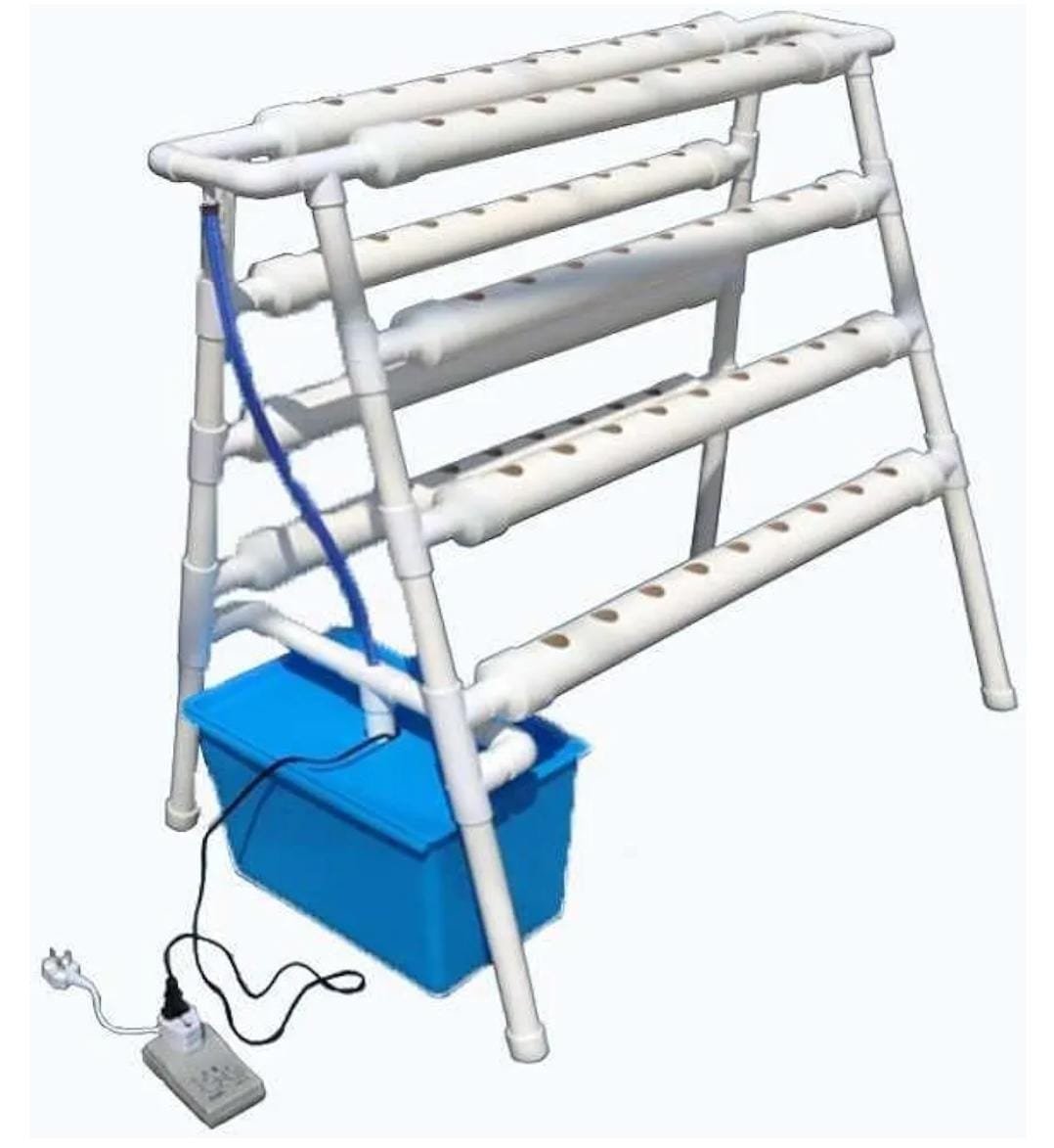 Hydroponic Pipe System 72 Holes Image