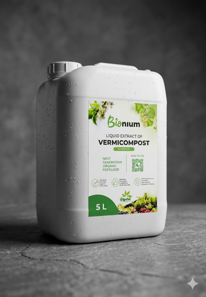 بيونيوم (BIONIUM) مخصب حيوي سائل ومنشط تربة فاخر (5 لتر)
