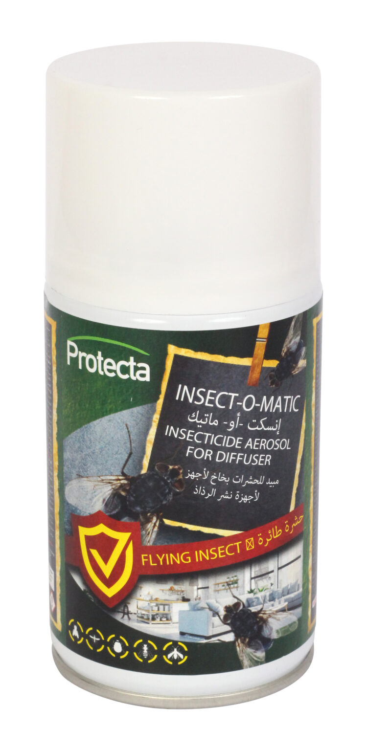 إنسبكت أو ماتيك (Insect-O-Matic) بكتيريا ورشاش حشري أيروسول (بيرثرين طبيعي + PBO)