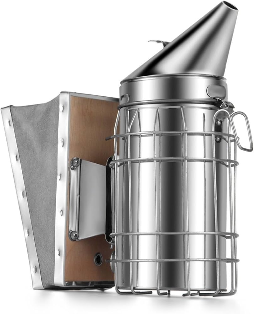 Beehive Beekeeping Smoker Stainless Steel Equipment Hive Box Tool for Bees Image
