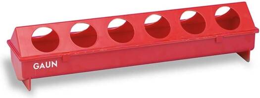 Gaun 12 Holes Bird Food Dispenser for Chicken / Hen and Other Similar Birds (50×12.5×12.5 cm) Image