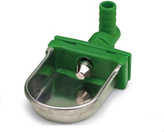 Gaun Plastic Auto Drinker with Right Angle Valve for Rabbits – Green (Made in Spain) Image