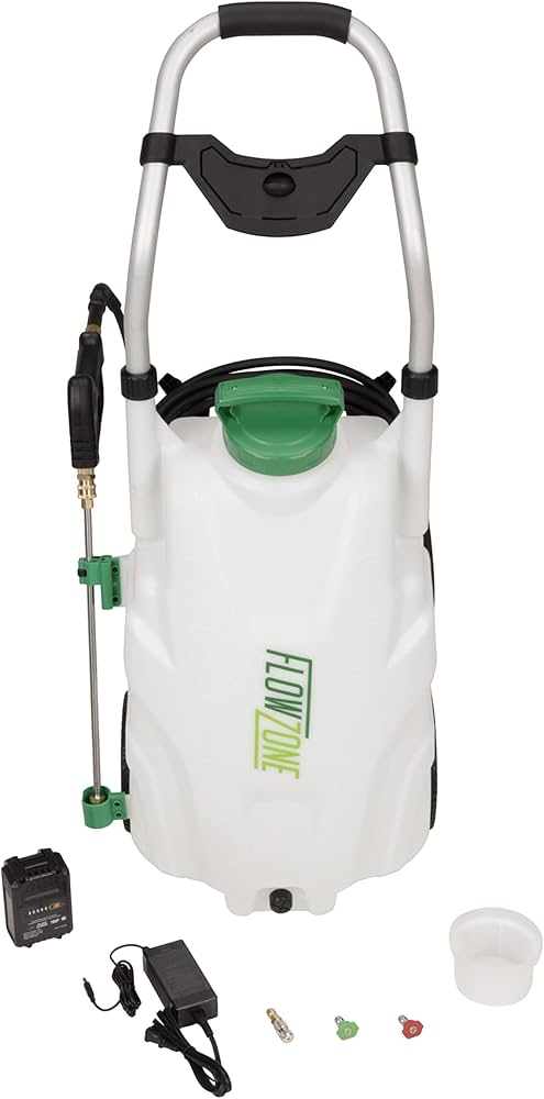 Cyclone 35 Liter Battery Operated Backpack Sprayer, Spray Volume 1.5 L/Min, Range 30 Feet Image