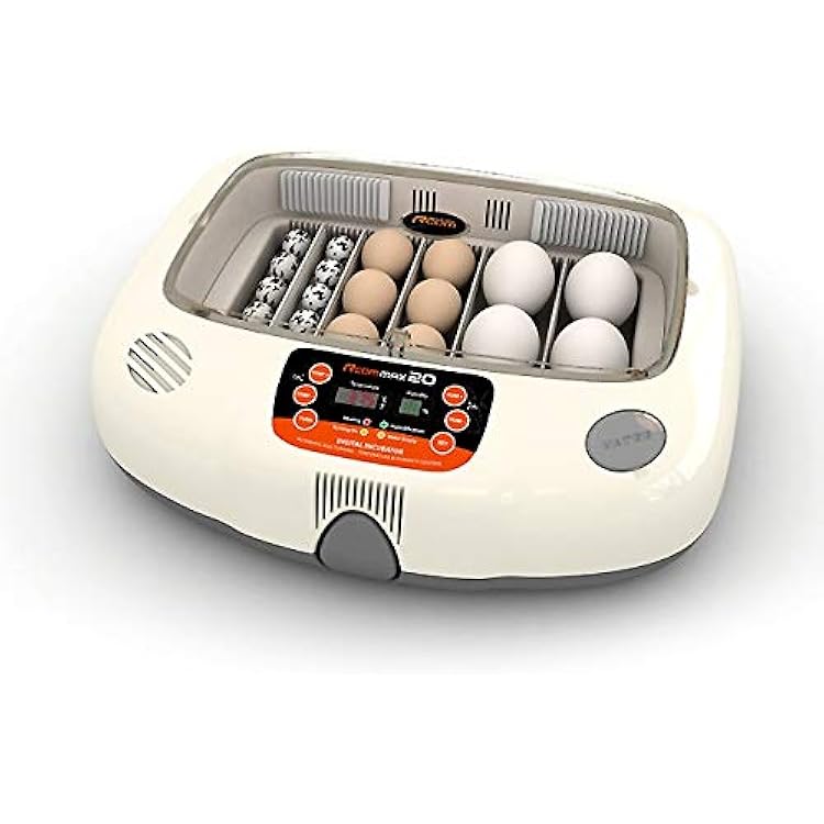 Rcom Max 20 DO Incubator - Automatic Egg Incubator with Temperature & Humidity Control Image