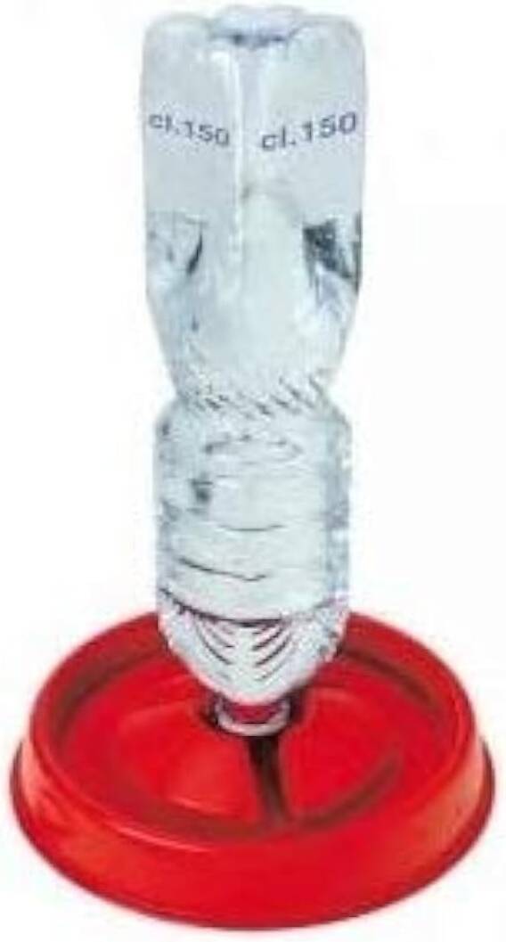 Novital Hen Drinker holder plate Novital - 23cm, Made in Italy